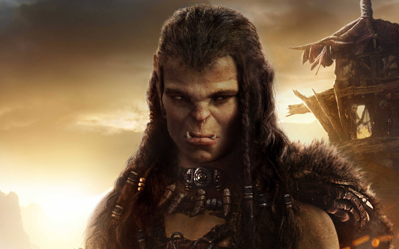 hairstyle, warcraft, poster, sky, looking at camera, portrait, adult, hair, Hollywood Movies, close-up, one person, 4K, Movies, teenager, brown hair, contemplation