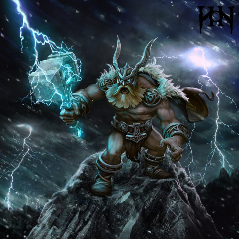 Heroes of Newerth, newerth, craft, creativity, human representation, heroes, character, night, nature, Thunderbringer, water, outdoors, no people