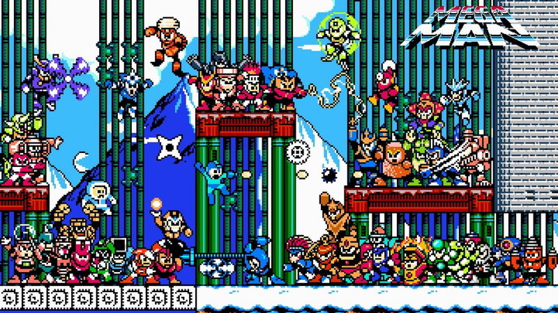Centaur Man (Mega Man), Dive Man (Mega Man), Needle Man (Mega Man), Mega Man 3, Gravity Man (Mega Man), Mega Man, Bright Man (Mega Man), Yamato Man (Mega Man)