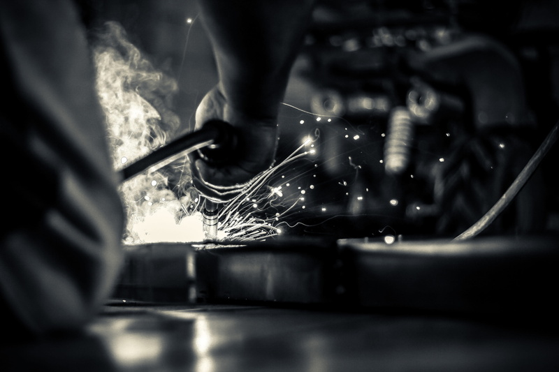 the hand, scene, care, welder, real people, selective focus, garage, indoors, work, scenery, human hand, protection, hard, dangerous, occupation, hand