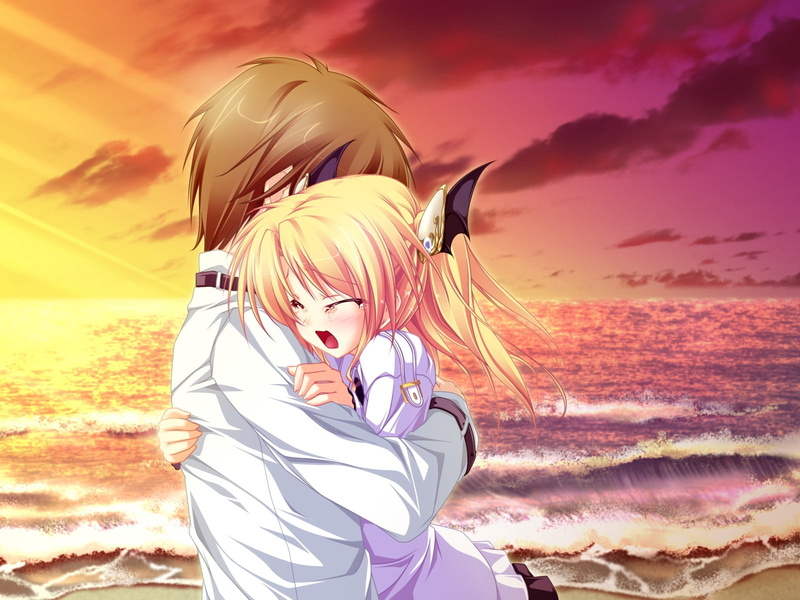 childhood, sunset, sunlight, hugging, females, hairstyle, illustration, 720P, computer Graphic, portrait, summer, child, women, nina geminis