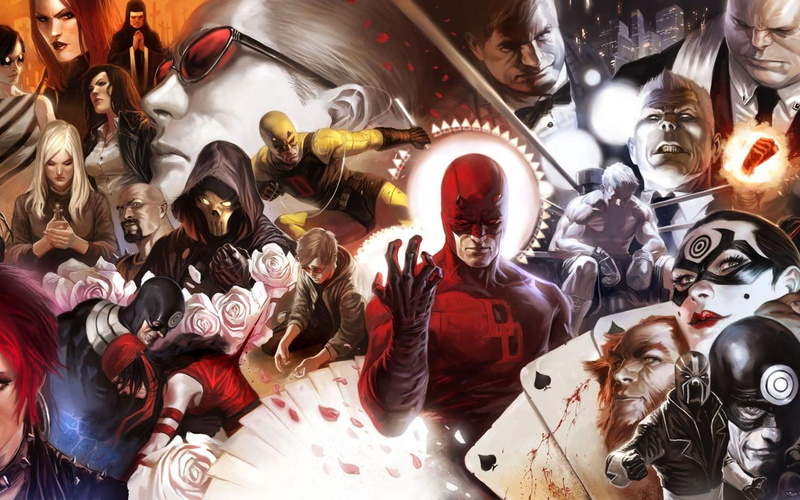 marvel, 720P, daredevil, characters, hd, naturo, illustration, cartoon/comic