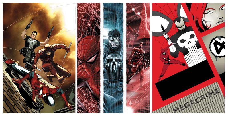 1080P, marvel, punisher, comics, photos, daredevil, spiderman