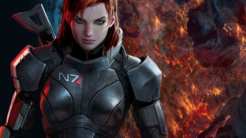 Earth, 1080P, x, N7, space, shepard, art, femshep, hd, commander, effect, mass, planets, n