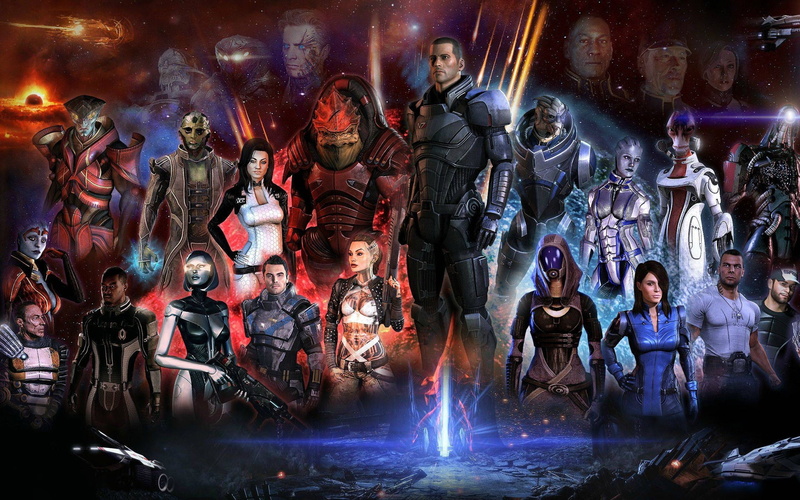 Effect, Game, Mass, 1080P, Characters