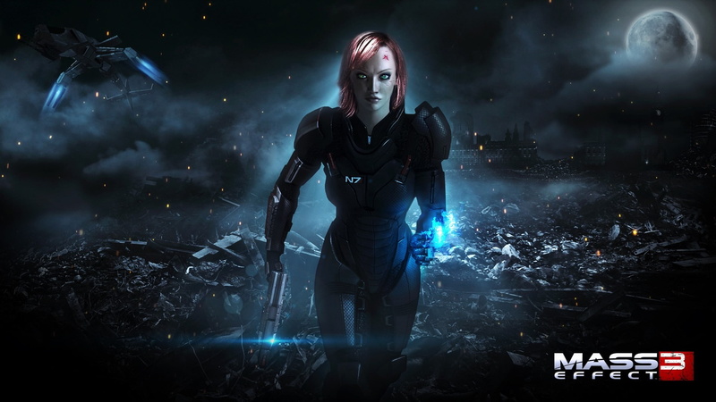 poster, video game, video, game, effect, 1080P, mass effect 3, mass