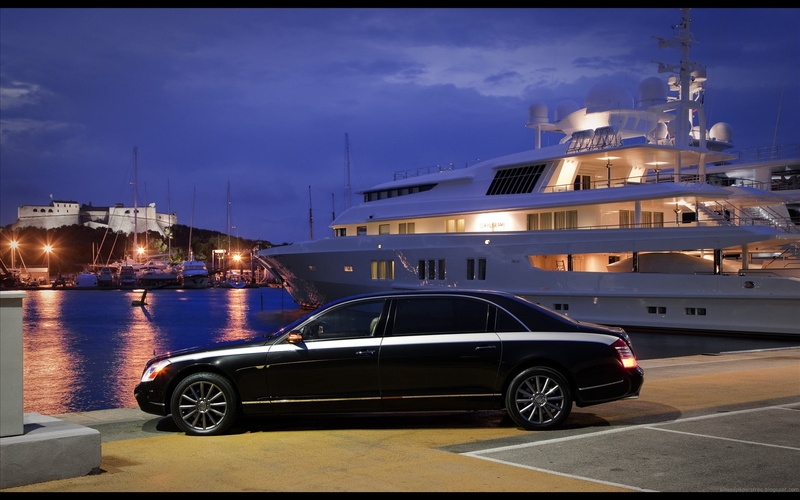 maybach, yacht, 1080P, cars, hd, mercedes