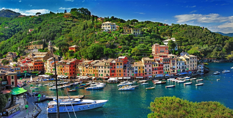 Italy, 1080P, Portofino, Liguria, Towns, Genoa