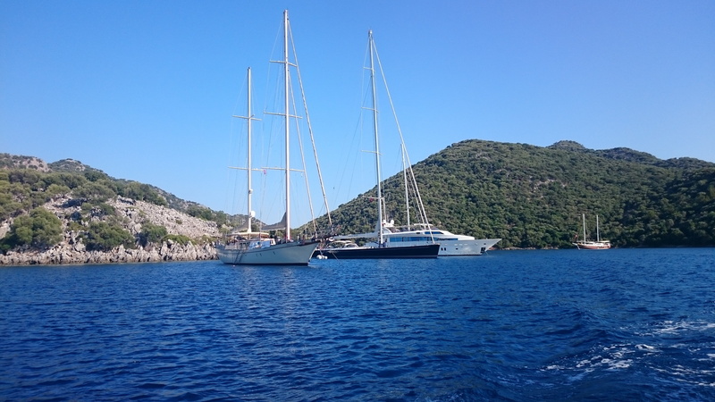 4K, boat, Gocek, Turkey, sailboats, yacht