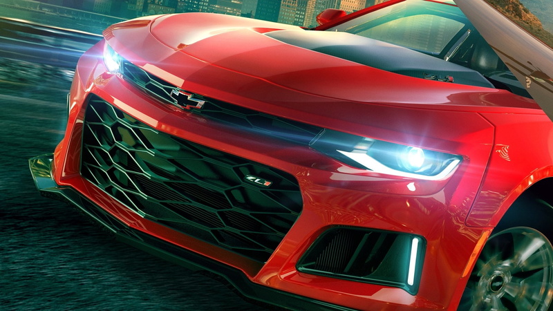 Red Car, Chevrolet, Chevrolet Camaro, Chevrolet Camaro ZL1, The Crew 2, 1080P, Car, Video Game, Sport Car