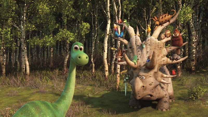 Triceratops, Brachiosaurus, 4K, The Good Dinosaur