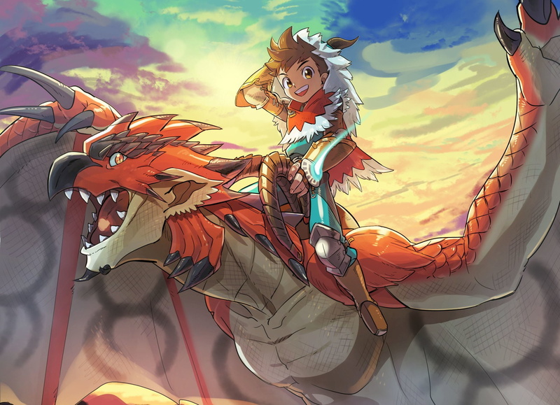 Rathalos (Monster Hunter), Monster Hunter Stories: Ride On, Anime, Lute (Monster Hunter Stories), 1080P, Monster Hunter Stories