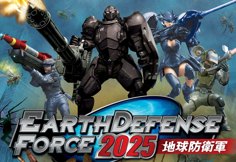 4k, Tokyo Game Show 2017, 2K, poster, Earth Defense Force 2025