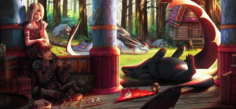 Hiccup (How to Train Your Dragon), Astrid (How to Train Your Dragon), Dragon, Toothless (How to Train Your Dragon), How To Train Your Dragon, 4K