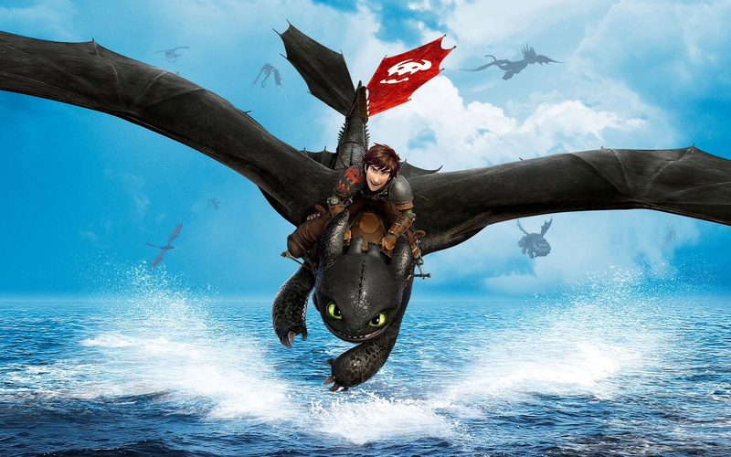 toothless, hiccup, 1080P, and