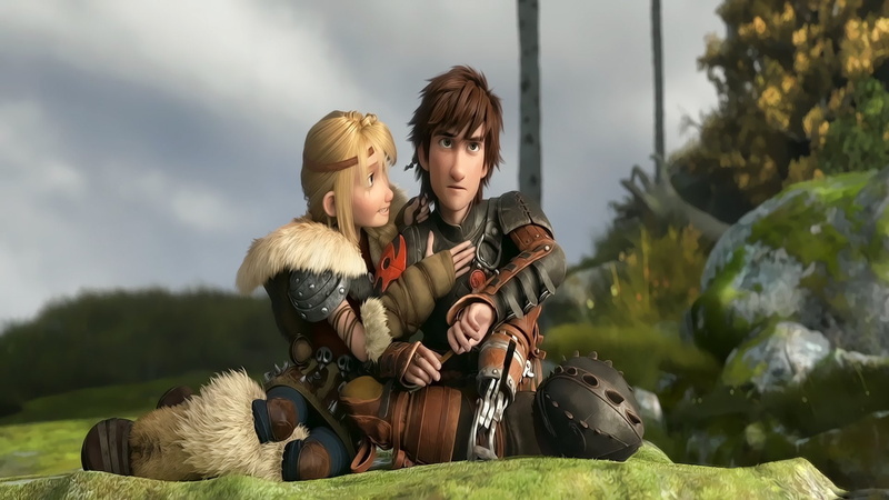 Astrid (How to Train Your Dragon), Hiccup (How to Train Your Dragon), 1080P, Movie, How to Train Your Dragon 2