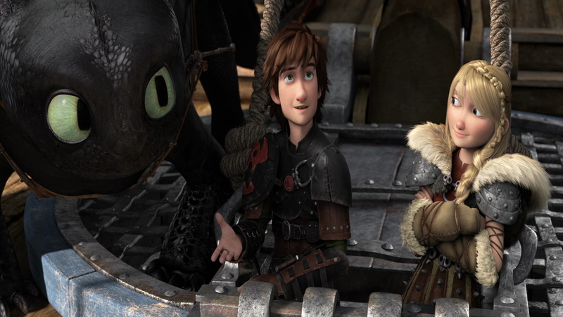 How to Train Your Dragon 2, Hiccup (How to Train Your Dragon), Movie, 1080P, Toothless (How to Train Your Dragon), Astrid (How to Train Your Dragon)