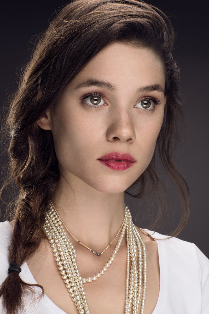 long hair, face, 720P, model, dark hair, Astrid Berges-Frisbey, women, french women, brunette, French