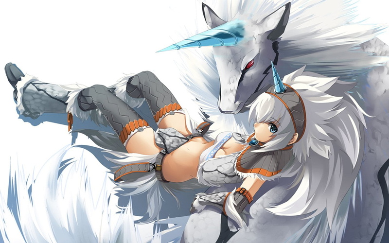 digital, unrecognizable person, Kirin (Monster Hunter), day, clothing, indoors, nature, female, haired, people, 720P, anime, character, Monster Hunter