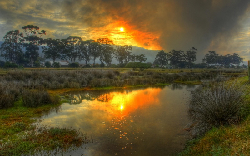 quality, picture, nature, artwork, landscapes, rivers, 2K, high