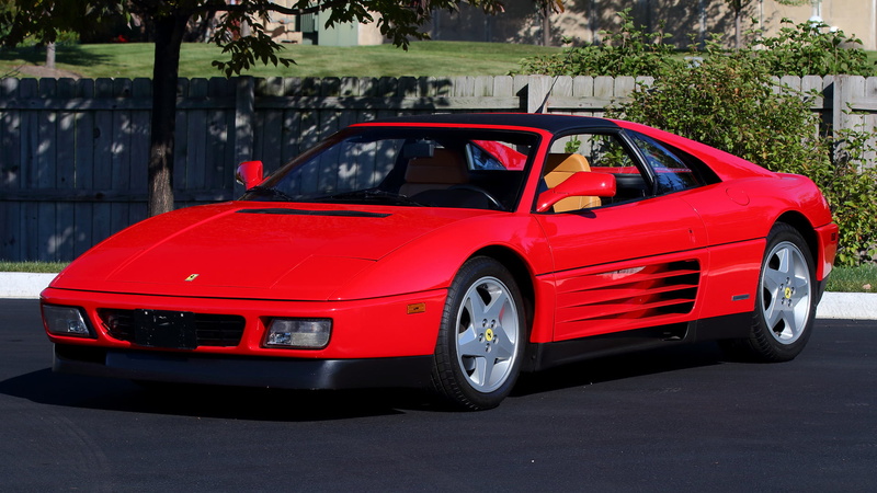 Car, 1080P, Convertible, Ferrari, Old Car, Red Car, Sport Car, Ferrari 348 TS