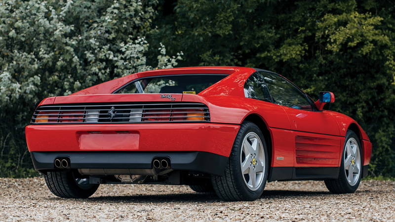 Ferrari 348 TS, Sport Car, Car, Convertible, Red Car, 1080P, Ferrari, Old Car