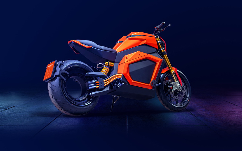 vehicle, 2020 Verge TS, motorcycle, 2K, dark background