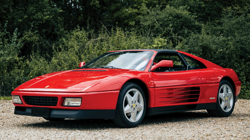 Old Car, Ferrari, Red Car, Ferrari 348 TS, Convertible, 1080P, Car, Sport Car