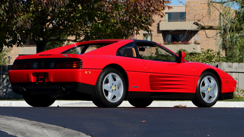 1080P, Car, Convertible, Red Car, Ferrari 348 TS, Ferrari, Sport Car, Old Car