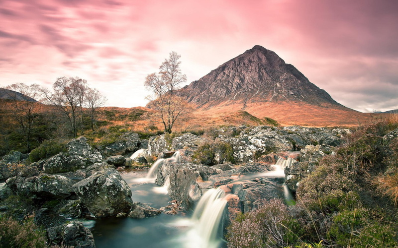 high, desert, picture, quality, 1080P, sky, mountains, landscapes, waterfalls