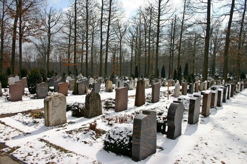 stone material, stone, sadness, cemetery, cross, grave, snowy, woodland cemetery, winter, rest, last calm, memory, plant, resting place, tombstone, graves