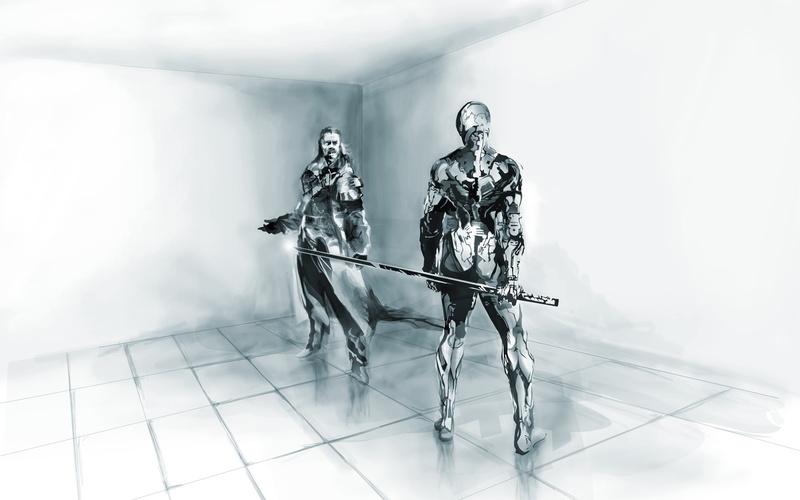 art and craft, video games, Metal Gear Solid , human representation, adult, Metal Gear, full length, arts culture and entertainment, mature adult, Revolver Ocelot