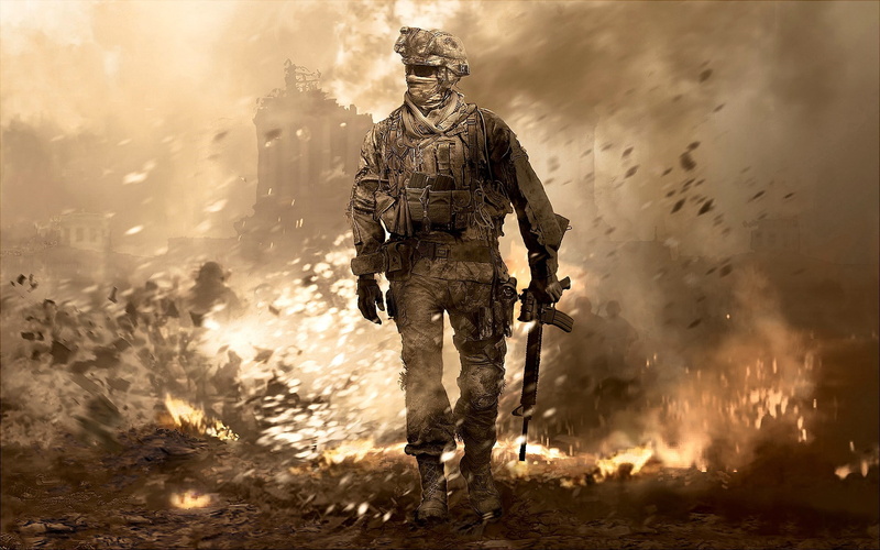 uniform, outdoors, warning sign, dust, clothing, armed forces, government, special forces, call of duty modern warfare 2 video games soldier war, aggression