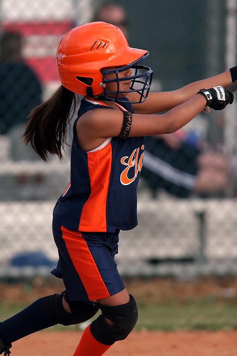 childhood, sport, player, youth, play, home plate, uniform, orange color, field, teenager, fun, young, focus on foreground, real people, action photo, female