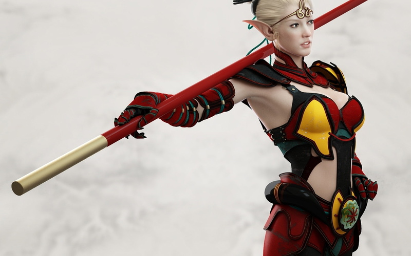 weapons, final, Cleavage, anime, x, women, 1080P, sexy, girls, 1920x1200 px, art, hd, babes, blondes, px, face, ELF, Females, fantasy