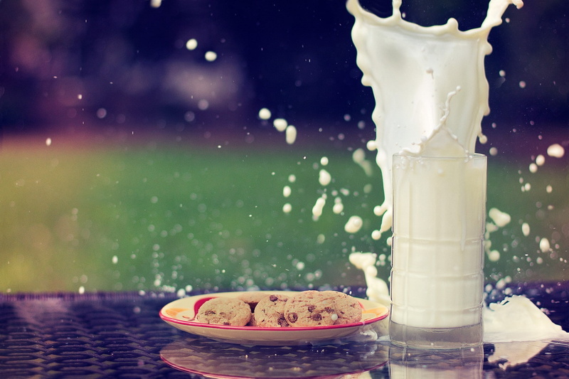 milk, cake, food, 1080P