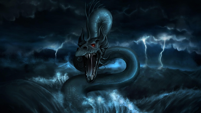 fear, halloween, aggression, horror, communication, bone, representation, water, dark, sea monster, monster, evil, ominous, cloudy, fantasy art, celebration