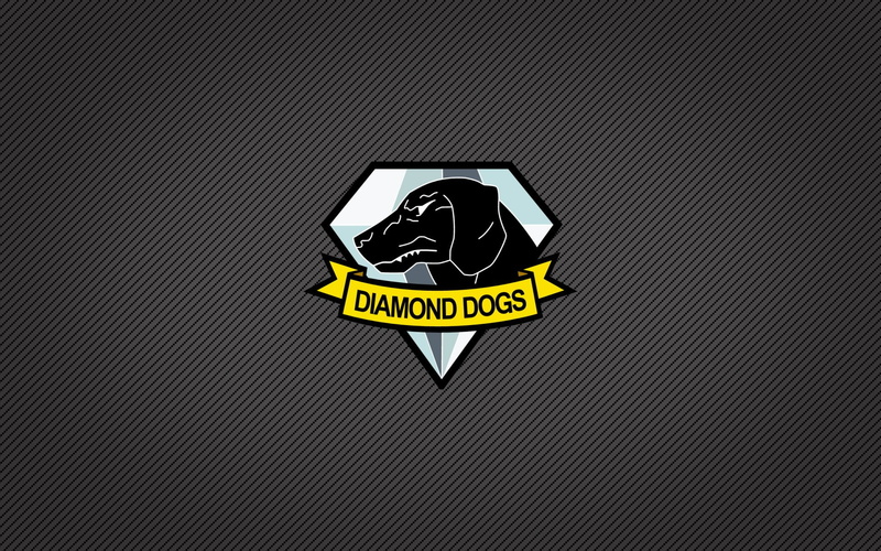 Minimalist, Video Game, Black, Dog, Metal Gear Solid, Logo, Diamond, Metal Gear Solid V: The Phantom Pain, 1080P