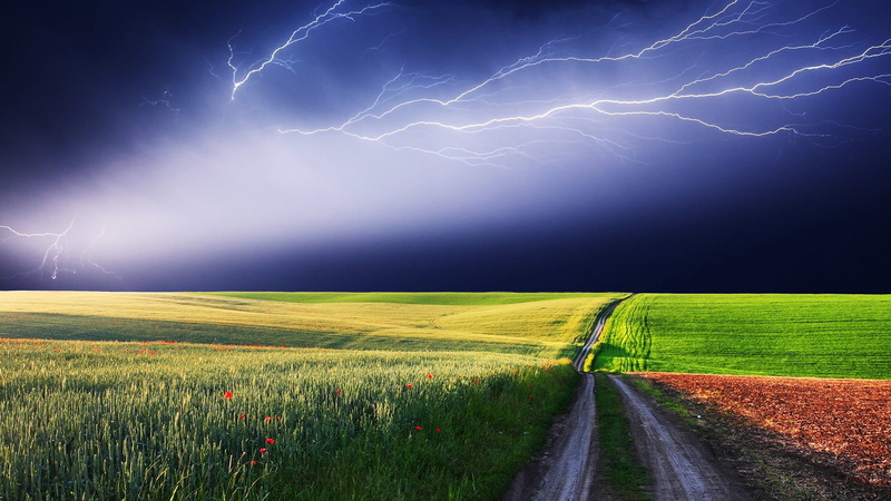 cloud - Sky, sky, backgrounds, thunderstorm, springtime, blue, dusk, elements, landscape, night, rural Scene, extreme weather, outdoors, blackness, sun