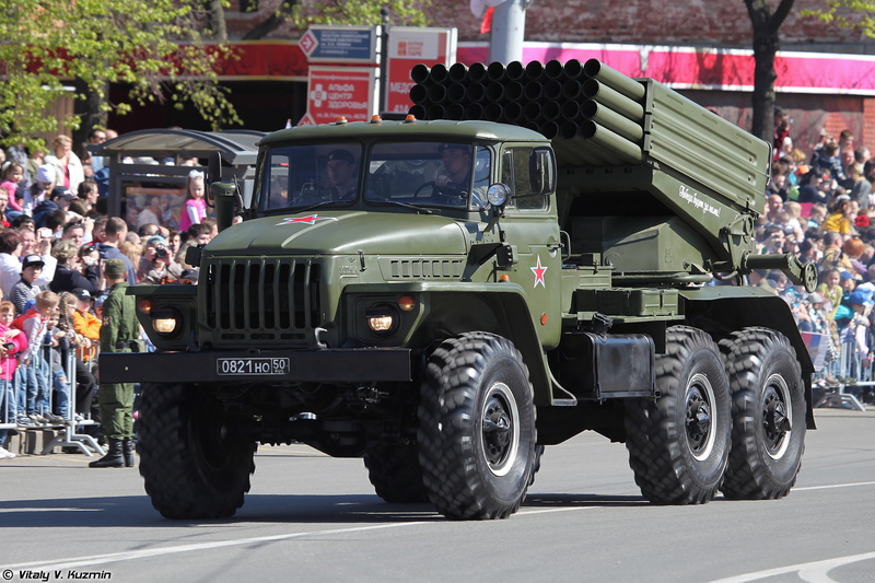 mlrs, russian, red star, military, army, bm 21, 4K, day, parade in nizhny novgorod, russia, 2014, truck, victory, missile, 4000x2667