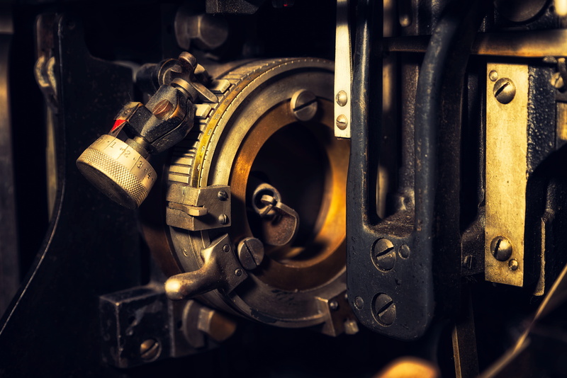 antique, complexity, old, rust, equipment, machinery, gear, industrial, power supply, museum, gold, press, close-up, black color, worn, round, technology