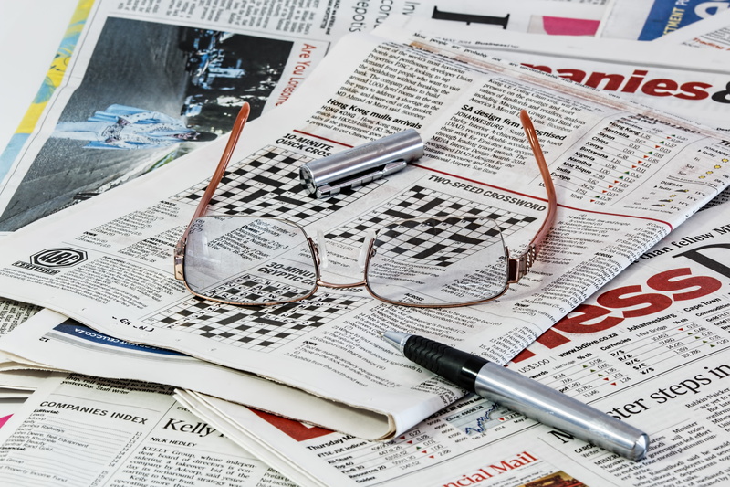 read, pen, no people, sudoku, currency, print, reading, media, press, news, glasses, information medium, document, 5K, newspaper, business, pages, close-up