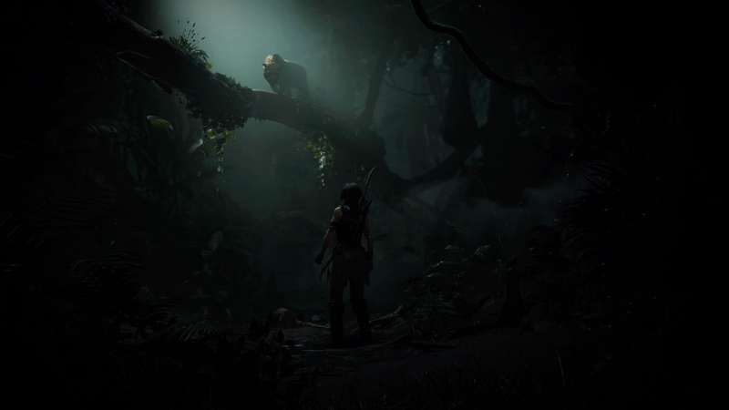 jungle, underwater, dark, marine, land, Tomb Raider, real people, screen shot, 4K, full length, outdoors, night, leisure activity, women, nature, adult