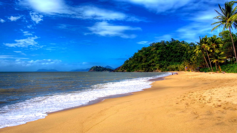 2K, desktop, background, beach, trinity, australia