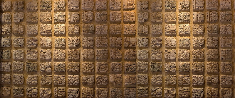 ultra-wide, symbolism, mosaic, ultrawide, 2K, stone wall, Maya (civilization)