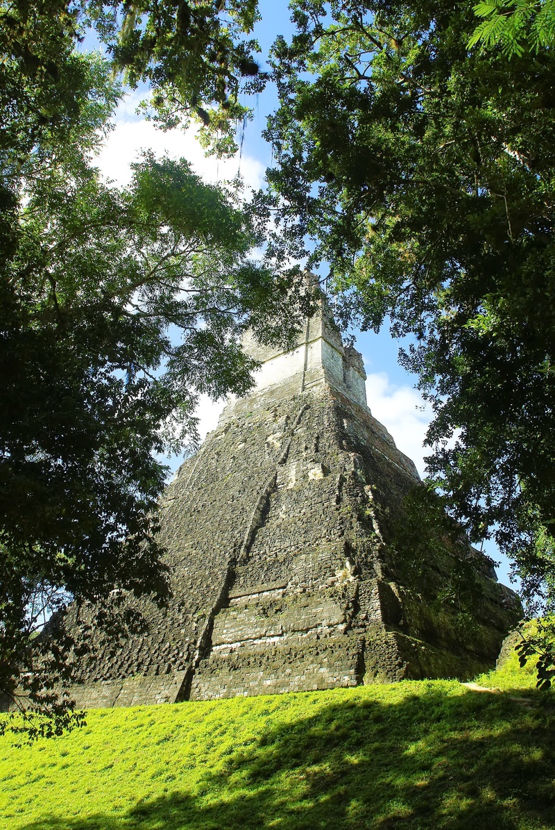 land, field, ancient civilization, sky, ruins, architecture, grass, great pyramid, building exterior, 2K, guatemala, columbian civilization, no people