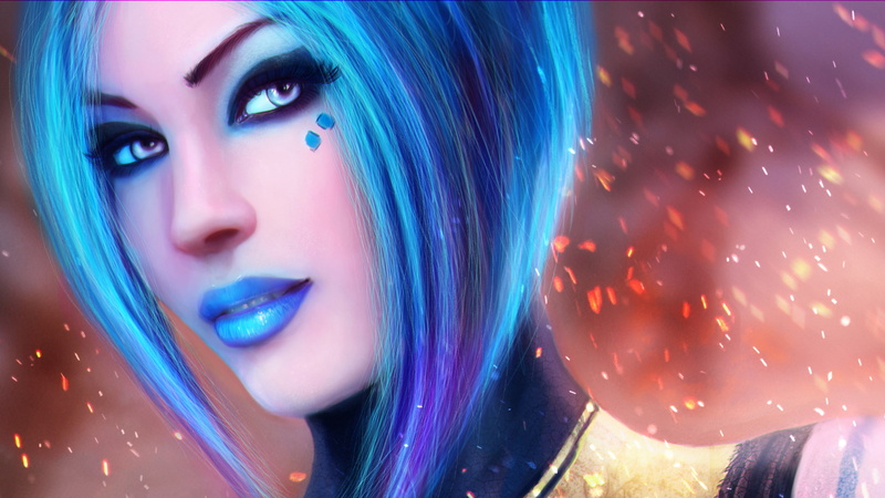 1080P, siren, Maya, Borderlands 2, hair