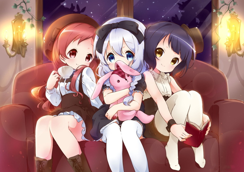 Chino Kafū, Megumi Natsu, Anime, 1080P, Maya Jouga, Is the Order a Rabbit?