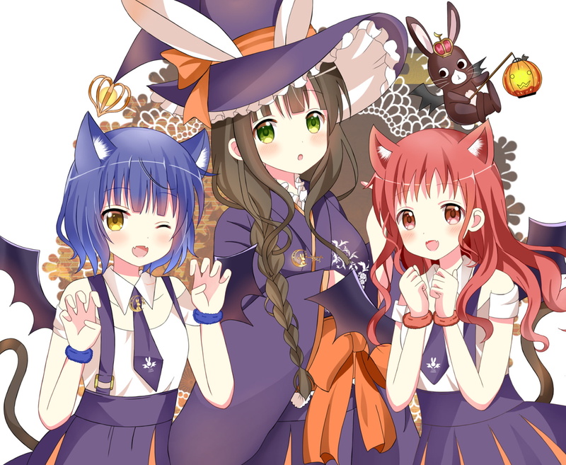 Is the Order a Rabbit?, Anime, 1080P, Maya Jouga, Chiya Ujimatsu, Megumi Natsu