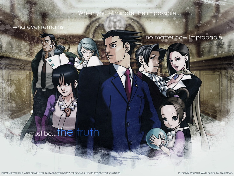 phoenix wright ace attorney, 720P